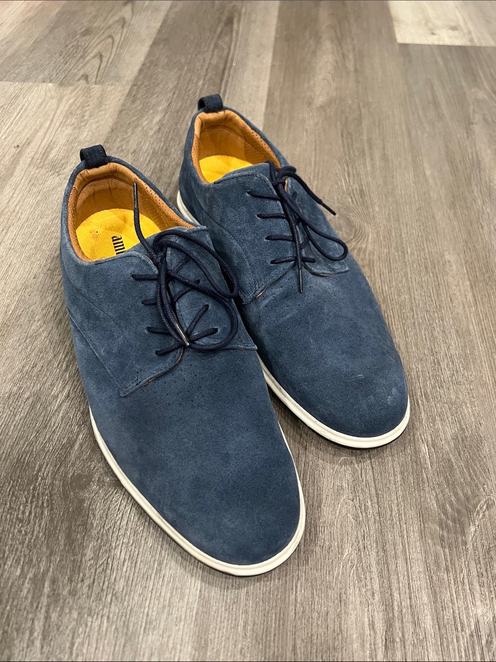 Amberjack Men's Navy Suede Chukka Boots - Casual Lace-Up